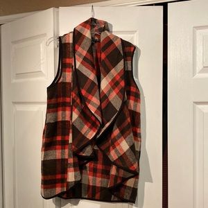 Plaid vest